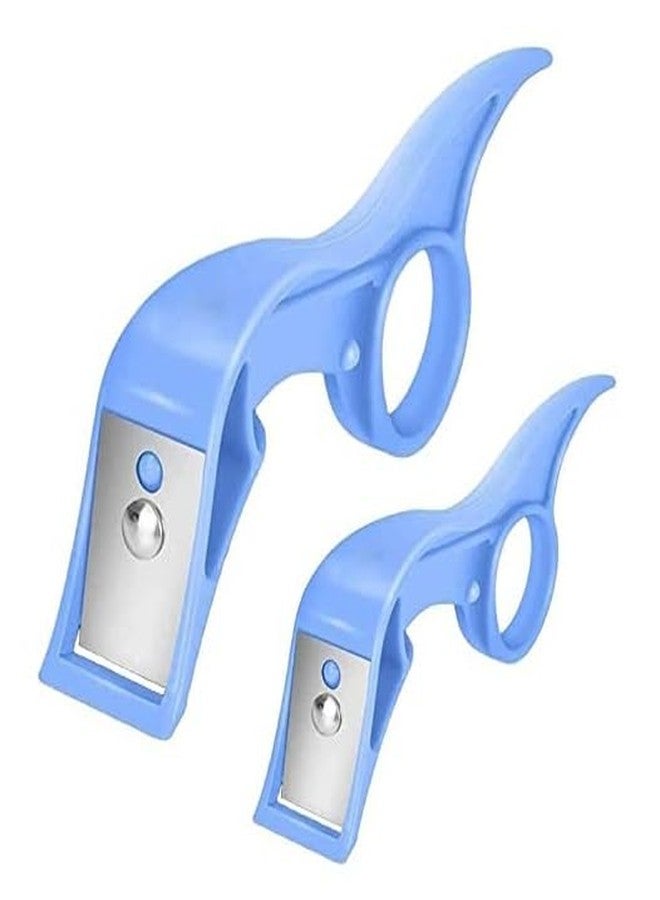 BLAPOXE 2Pcs Multifunctional Vegetable & Fruit Finger Ring Peeler for Kitchen with Stainless Steel Blades - Image 1